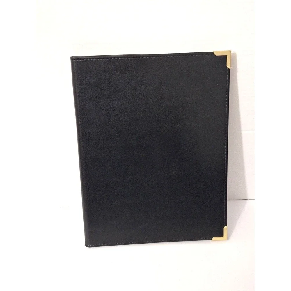 VTG Smithline Beechman Pharmaceuticals Leather Notepad Portfolio Folder Binder